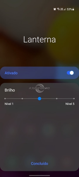 Controlar brilho da lanterna em aparelhos da Samsung