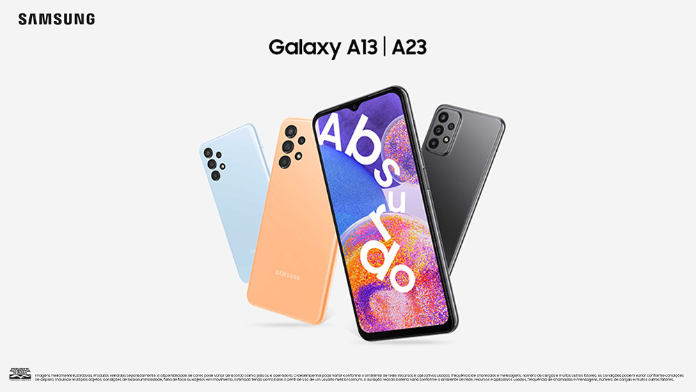 Galaxy A13 4G e Galaxy A23 4G já estão disponíveis no Brasil