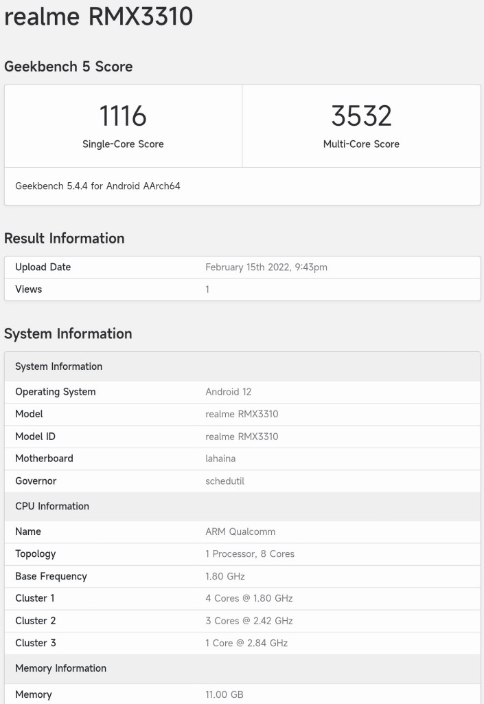 Snapdragon 888 Benchmark