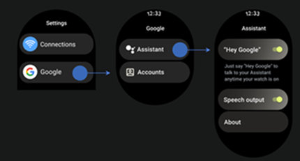 Galaxy Watch 4 com Google Assistente