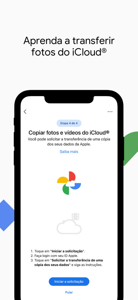 Aplicativo Mudar para o Android