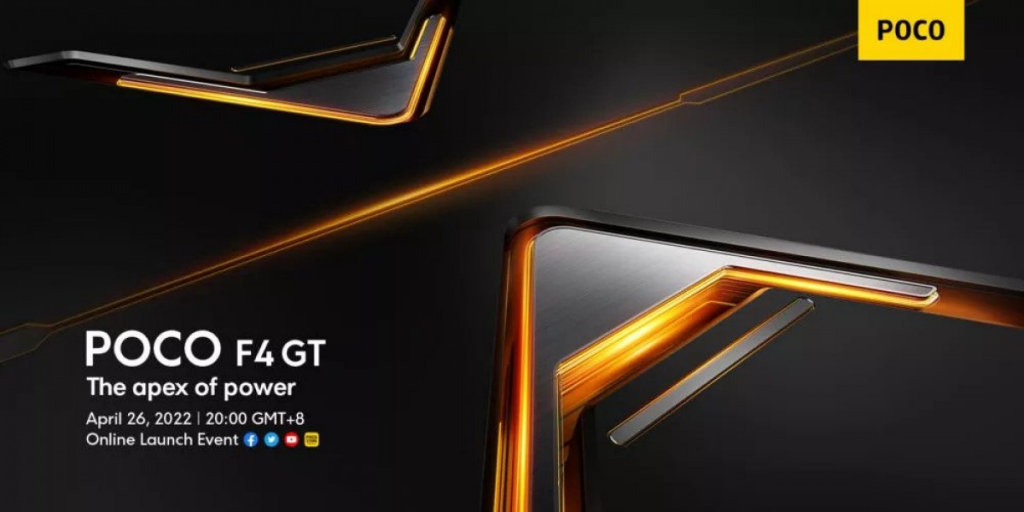 Poco F4 GT apresentação