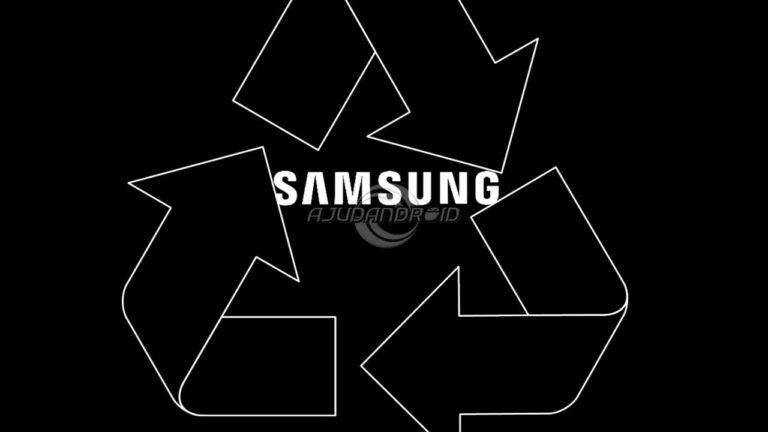 Samsung logo reciclagem