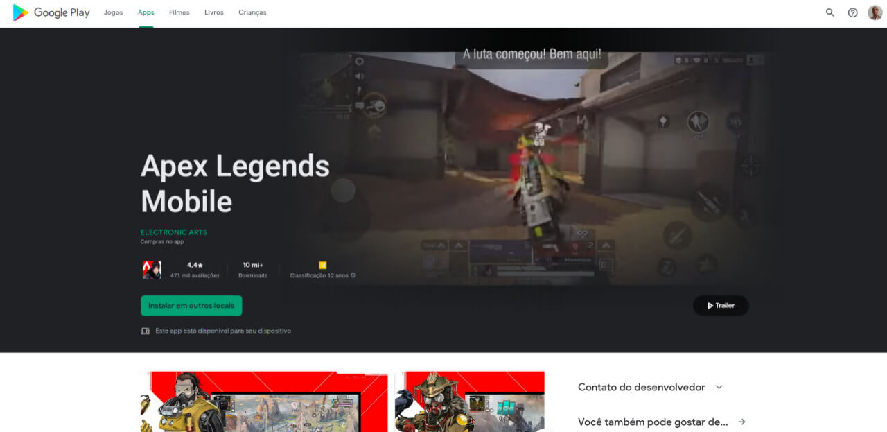 Google Play Store Web jogo