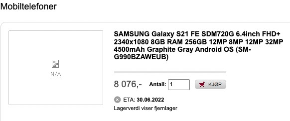 Samsung Galaxy S21 FE 4G