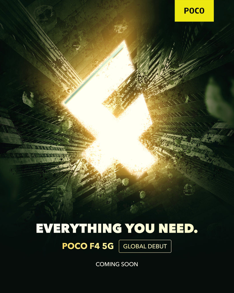 Poco F4 5G evento está próximo