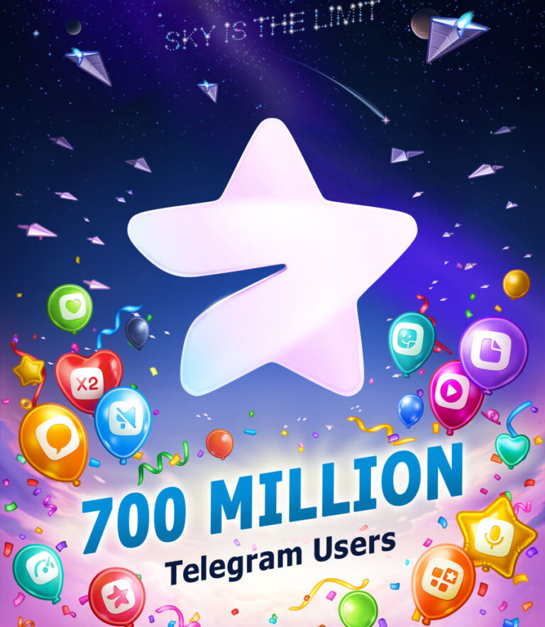 Telegram alcança marca de 700 milhões de usuários ativos por mês