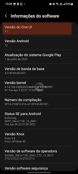 Como descobrir versão da personalização da fabricante no Android