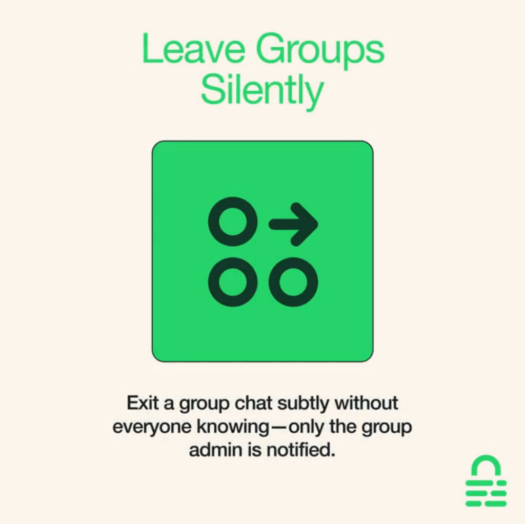 WhatsApp deixar grupos em silêncio