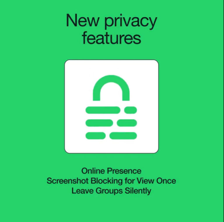 WhatsApp novos recursos privacidade