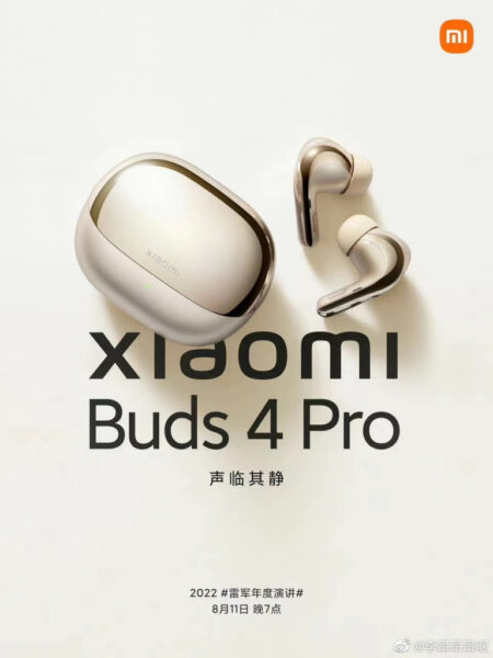 Xiaomi Buds 4 Pro Evento