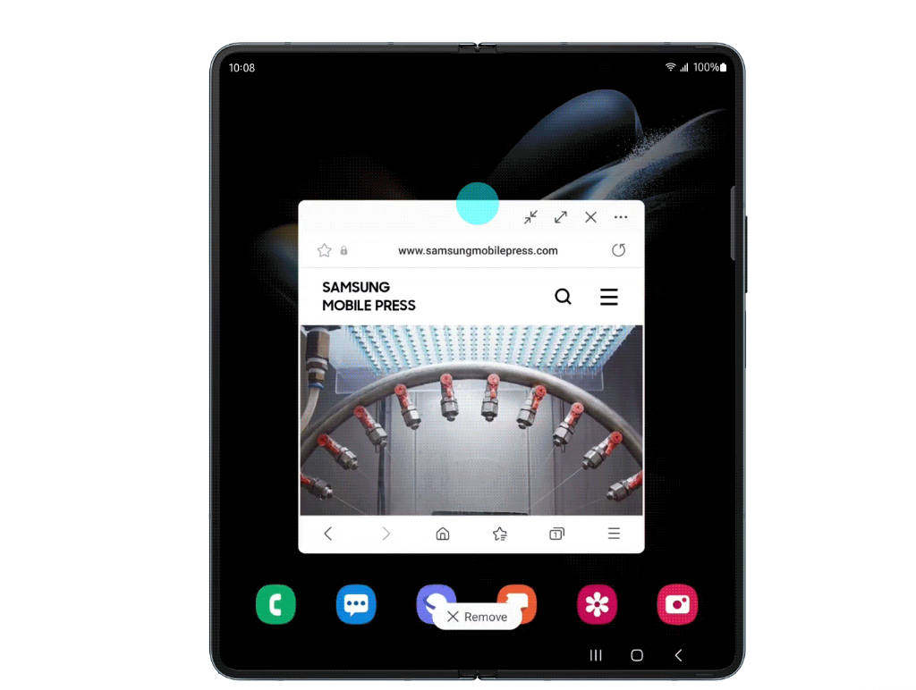 Samsung Galaxy Z Fold 3 Android 12L com One UI 4.1.1