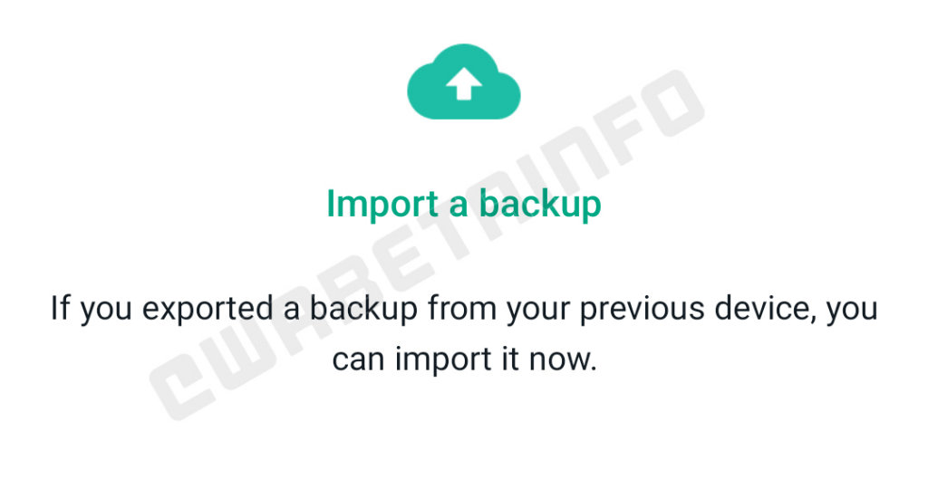WhatsApp deve trazer opção de exportar e importar backups manualmente