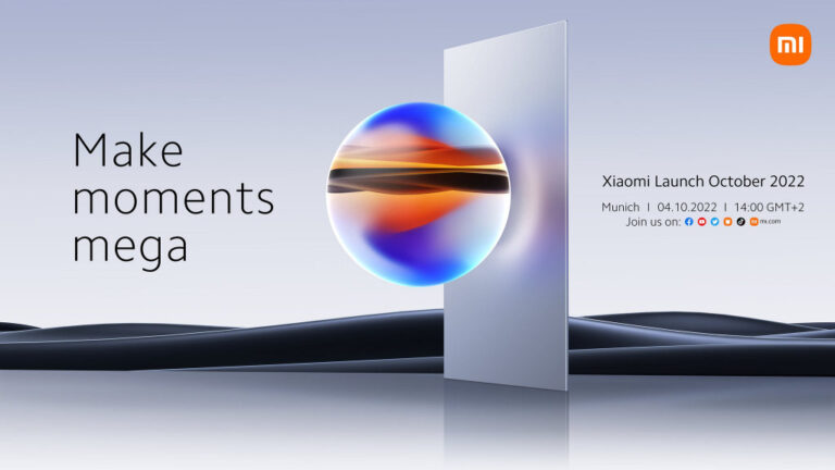 Xiaomi 12T evento de apresentação 4 de outubro