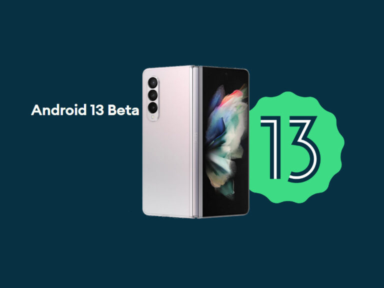 Samsung Galaxy Z Fold 3 Android 13 com One UI 5 Beta