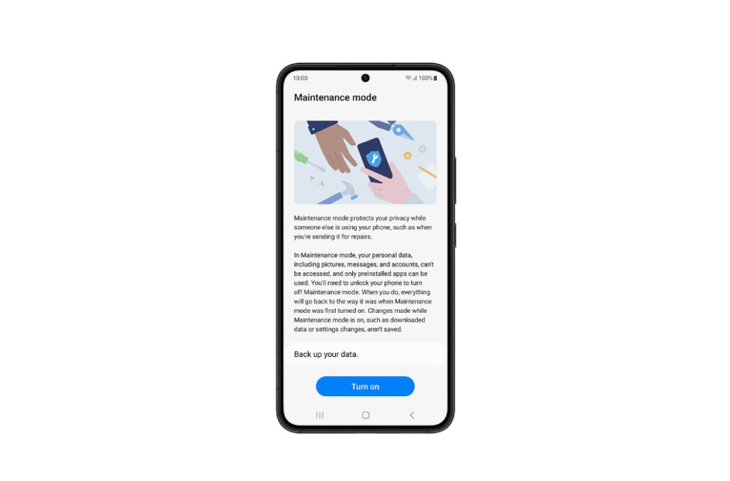 One UI 5 traz modo de manutenção e marca d’água para fotos