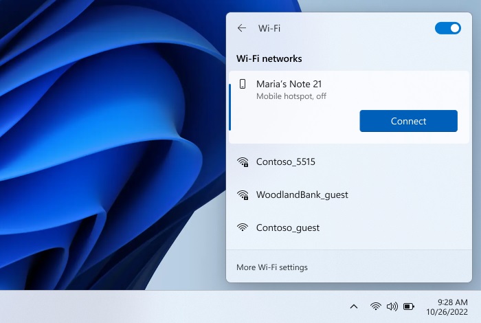 Vincular ao Windows permite compartilhar internet telefone com computador
