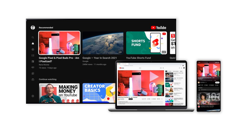 YouTube novo visual para 2022