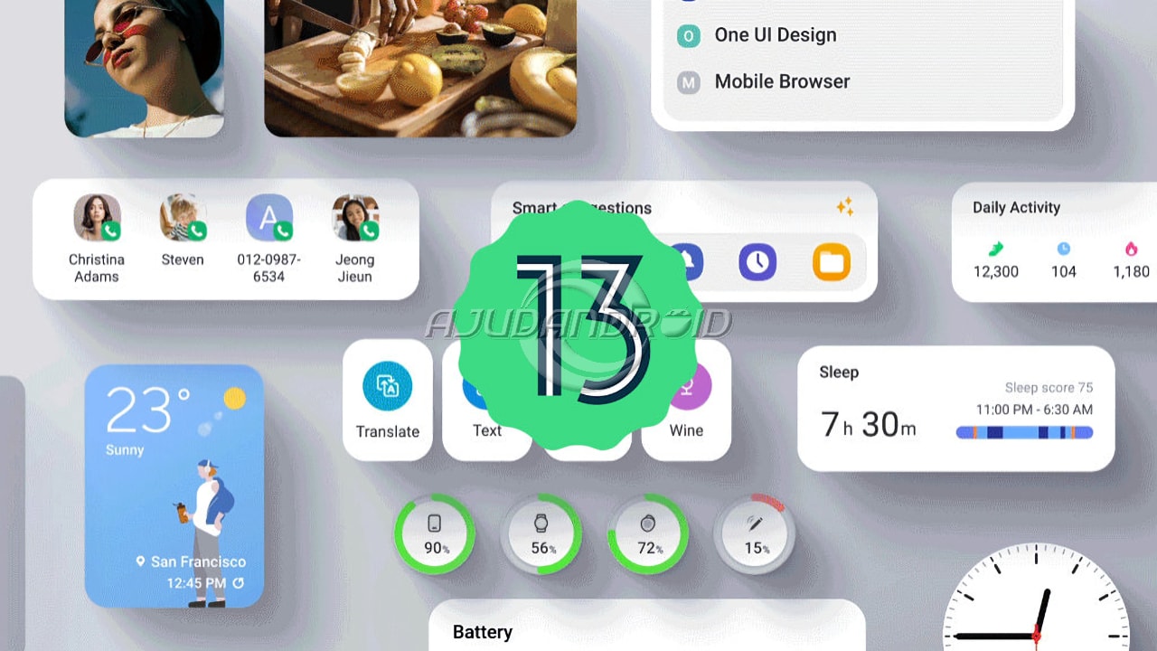 One UI 5 Widgets Android 13