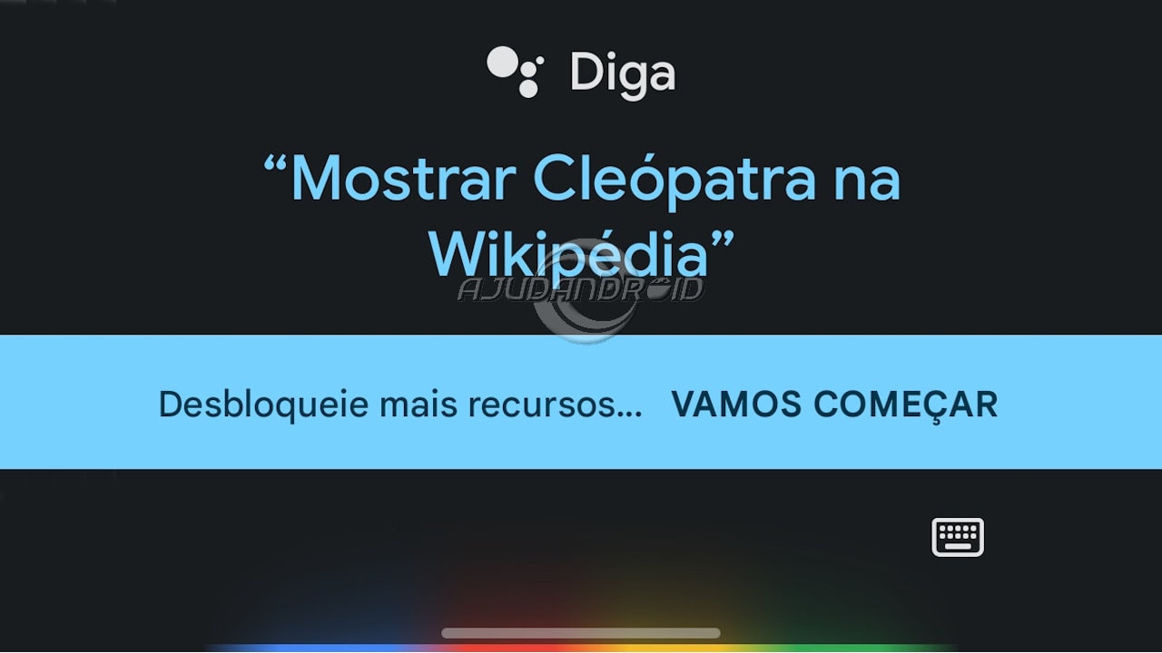 Desativando o gesto de ativação do Google Assistente