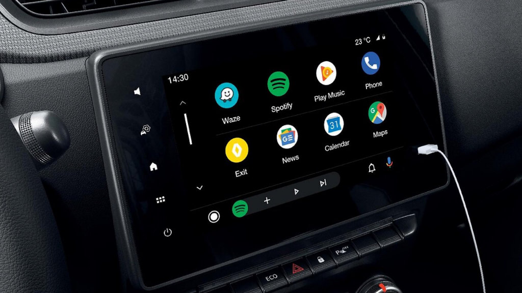 Central multimidia com Waze no Renault Austral Hybrid