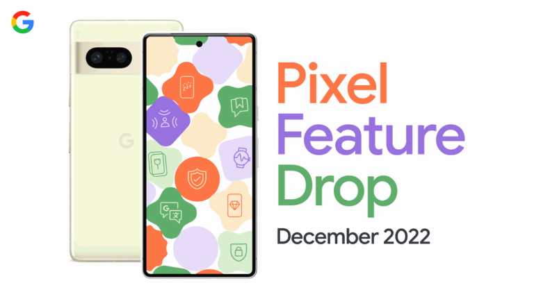Pixel Feature Drops de dezembro de 2022