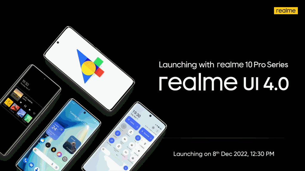 Realme UI 4.0 Global será apresentada oficialmente amanhã