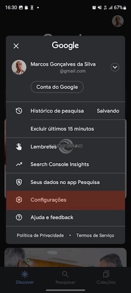 Desativar o Google Assistente no sistema Android