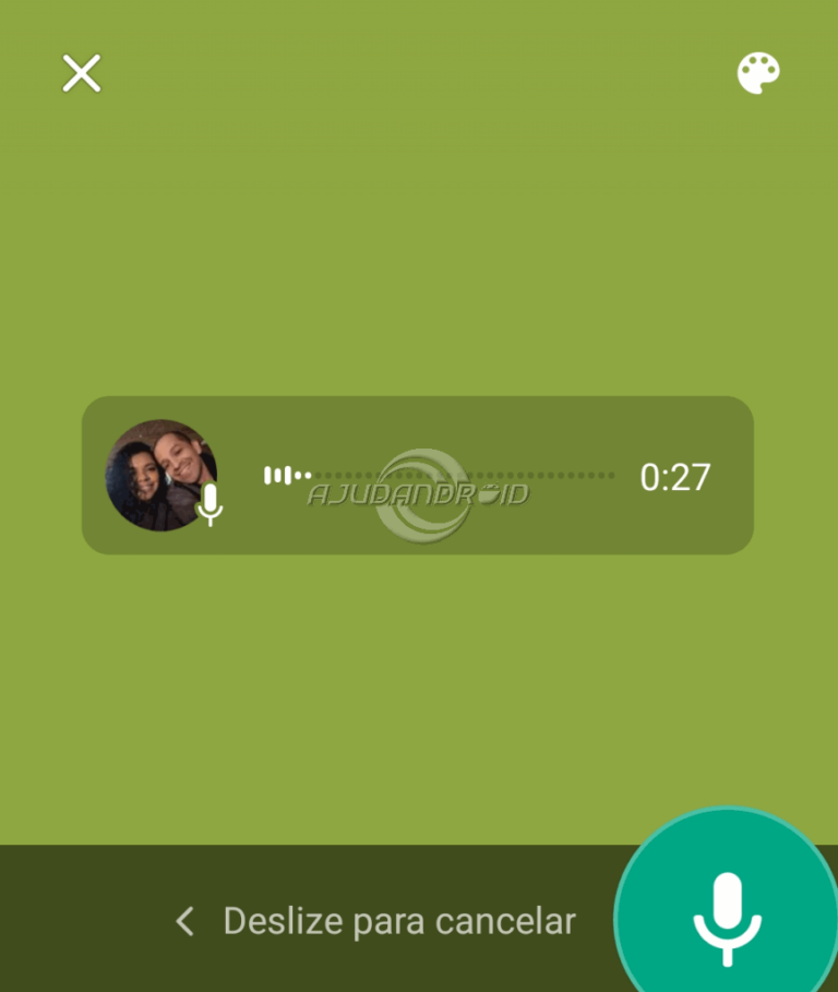 Mensagens de voz (áudio) para Status do WhatsApp