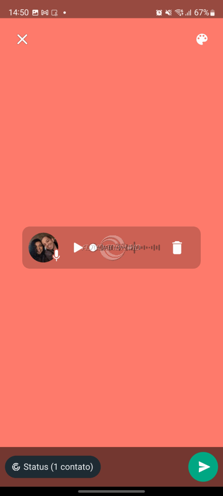 Mensagens de voz (áudio) para Status do WhatsApp