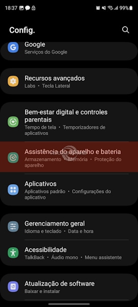 Desativar RAM Plus nos Galaxy com o One UI 5 ou superior