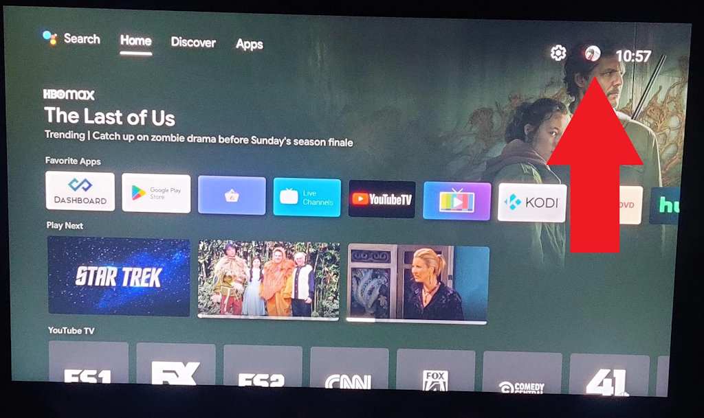 Android TV Perfis