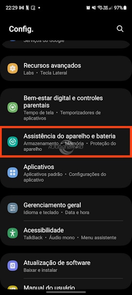 Processamento aprimorado Galaxy Samsung