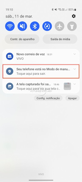 Samsung Galaxy: como desativar modo manutenção