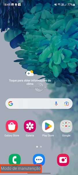Samsung Galaxy: como desativar modo manutenção