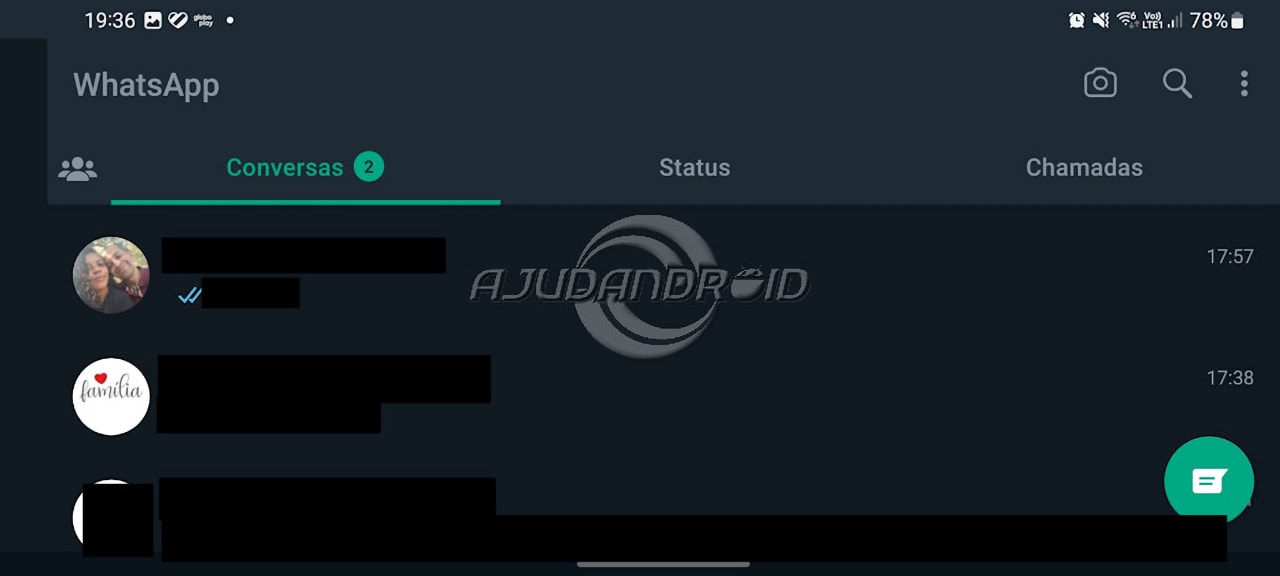 WhatsApp Beta como corrigir bug na lista de conversa, status, comunidades e chamadas