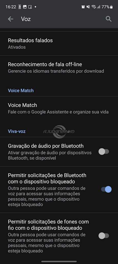 Fone sem fio e relógio inteligente Bluetooth são microfones para Google Assistente