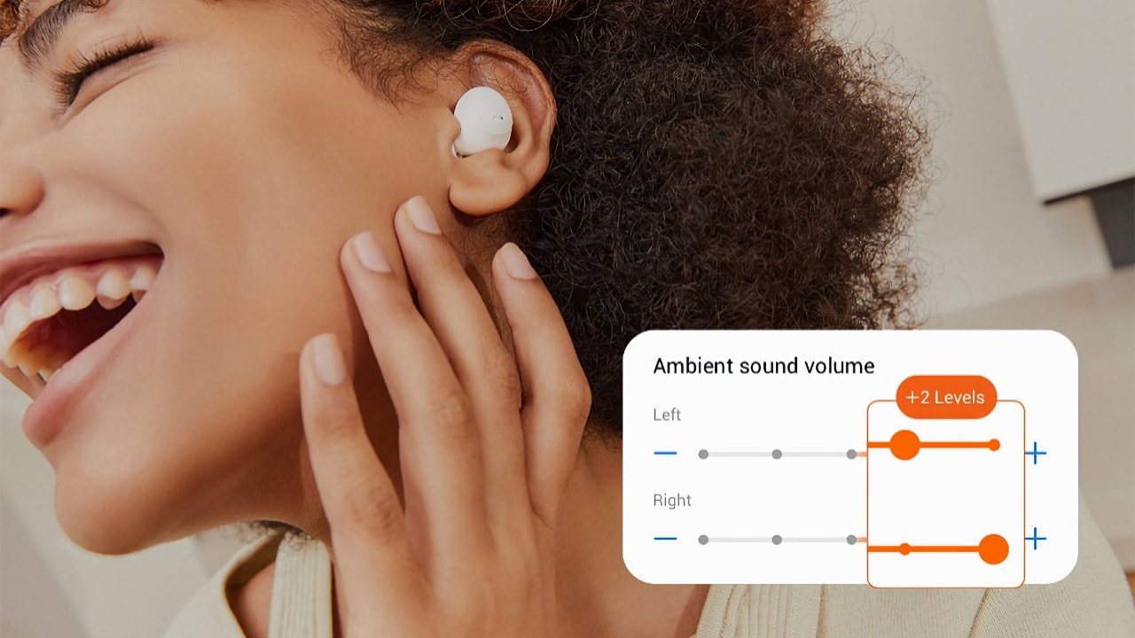 Galaxy Buds 2 Pro níveis de som ambiente