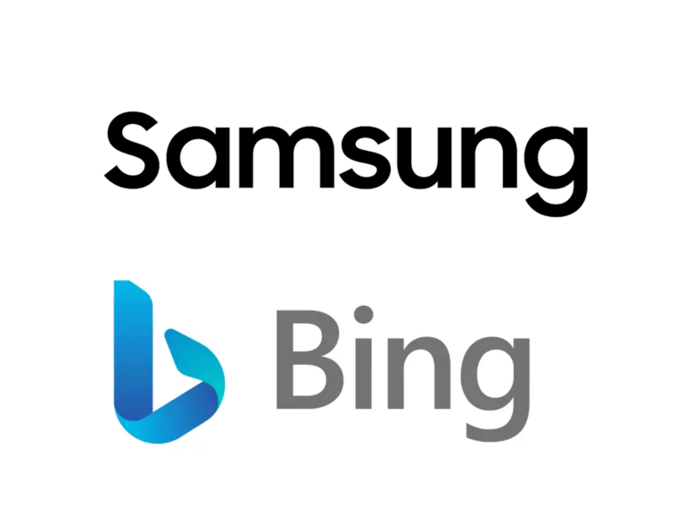 Samsung e bing logo