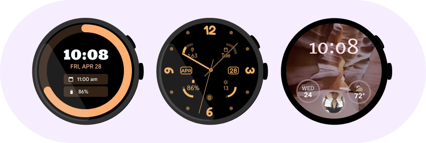 Wear OS 4 mostradores de relógio (Watch Face)