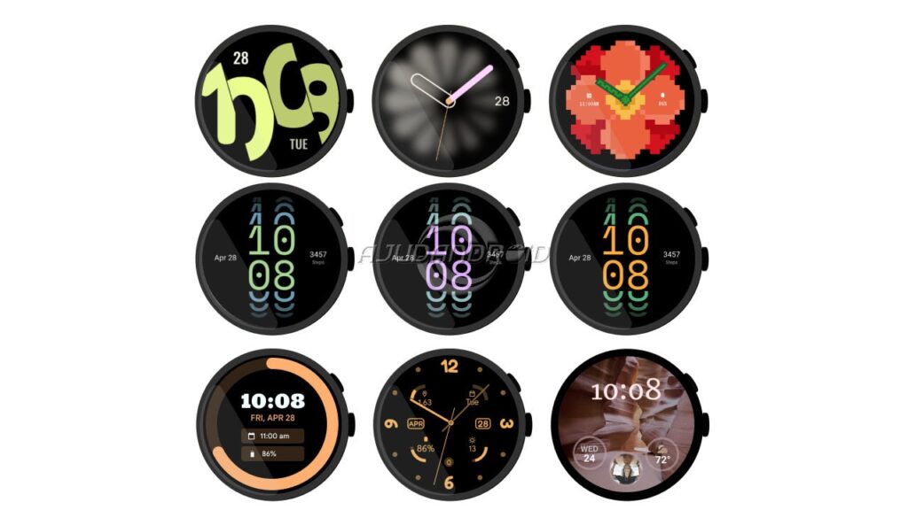 Wear OS 4 mostradores de relógio (Watch Face)