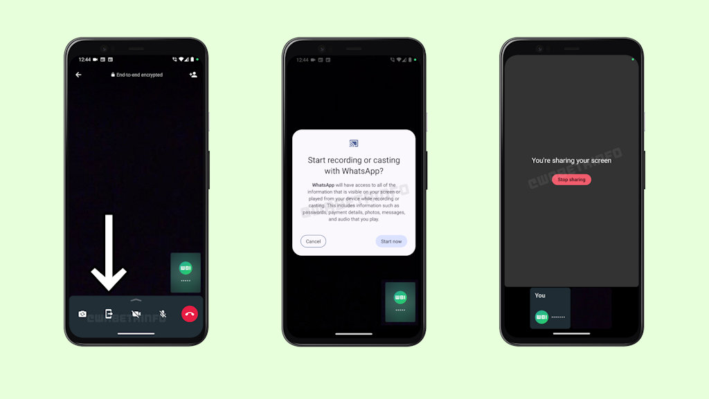 WhatsApp está testando compartilhamento de tela do celular em vídeo chamada