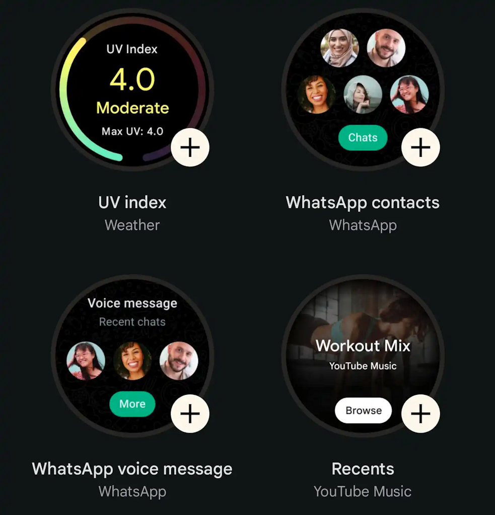 Aplicativo beta do WhatsApp no Wear OS