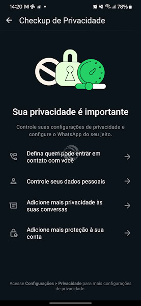 WhatsApp ganha controle de privacidade