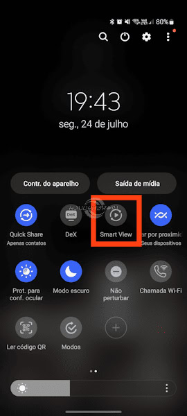 Como ativar Google Cast nos aparelhos Samsung Galaxy (espelhamento de tela)