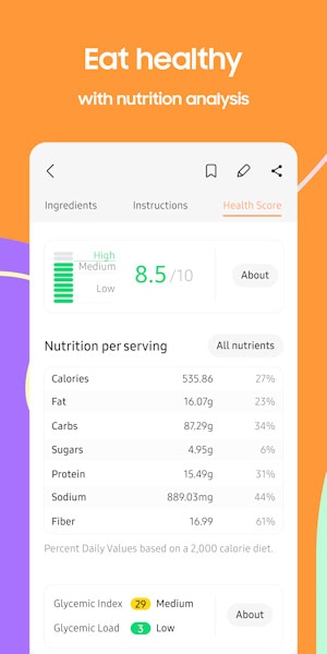 Samsung Food: Meal Planning