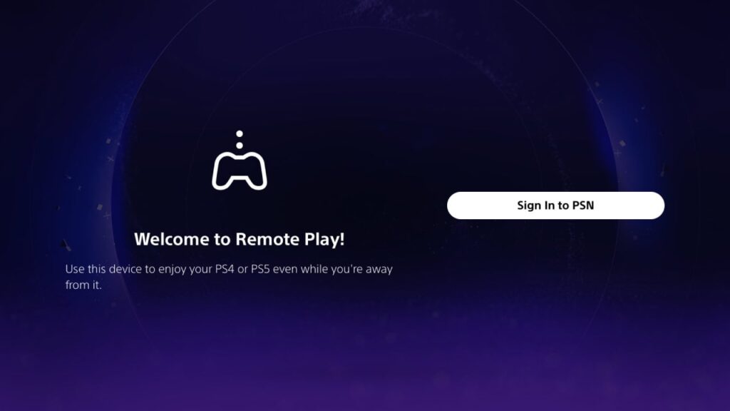 PS Remote Play (versão Android TV e Google TV)