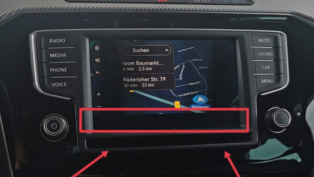 Bug remove a barra de navegação do Android Auto