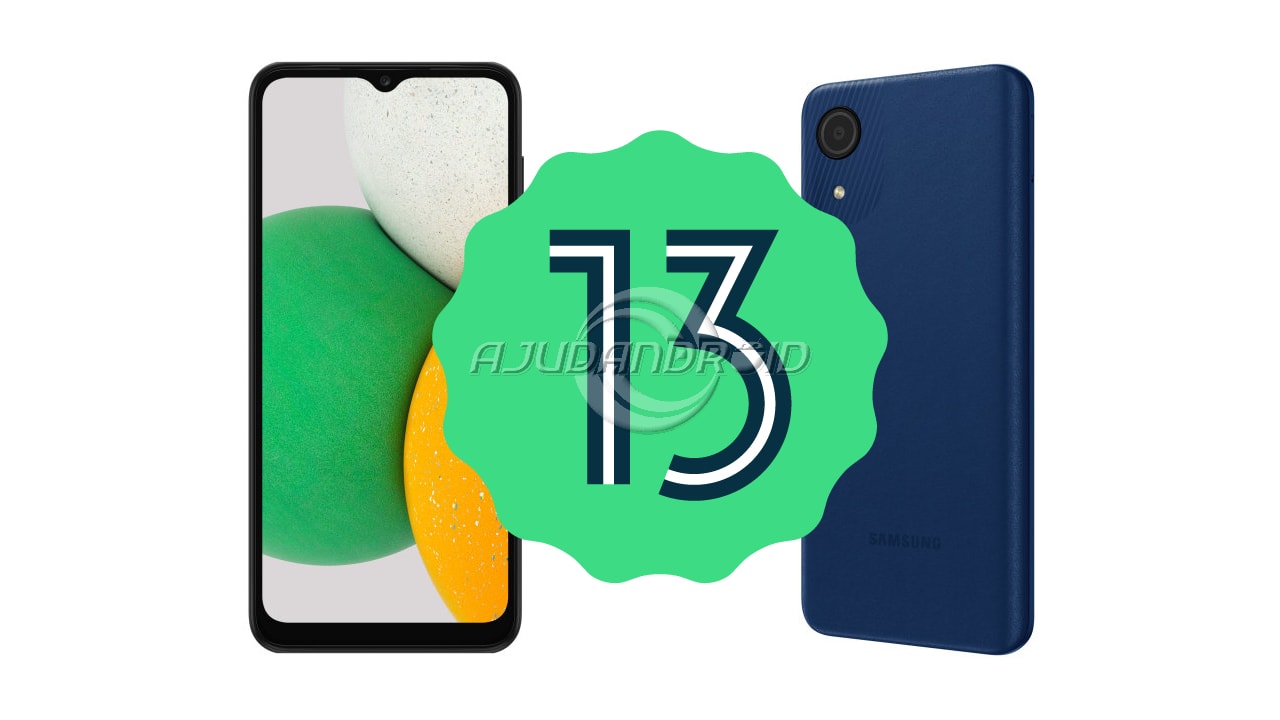 Galaxy A03 Core recebe Android 13 em nova atualização