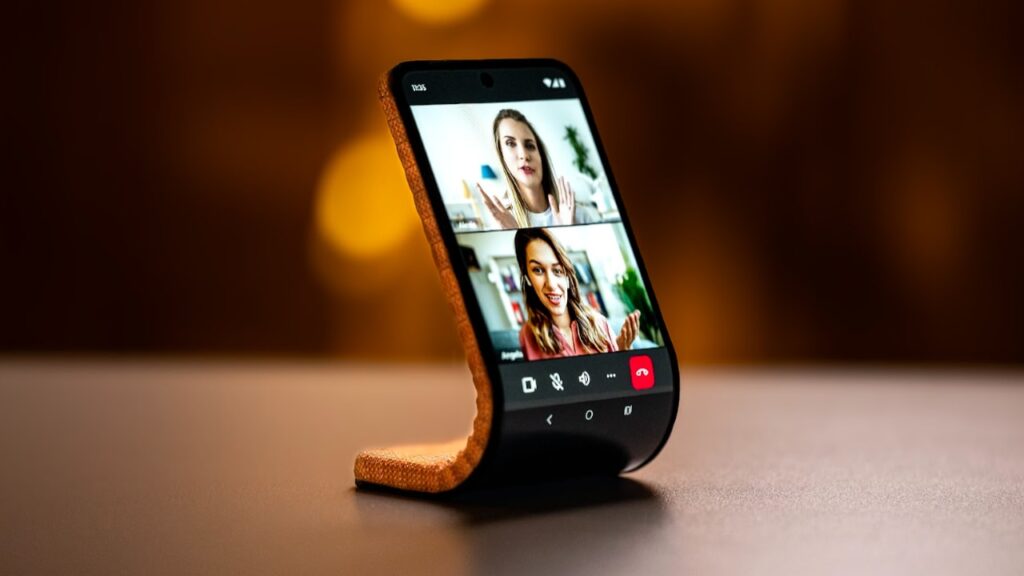 Motorola telefone conceito que vira relógio no pulso